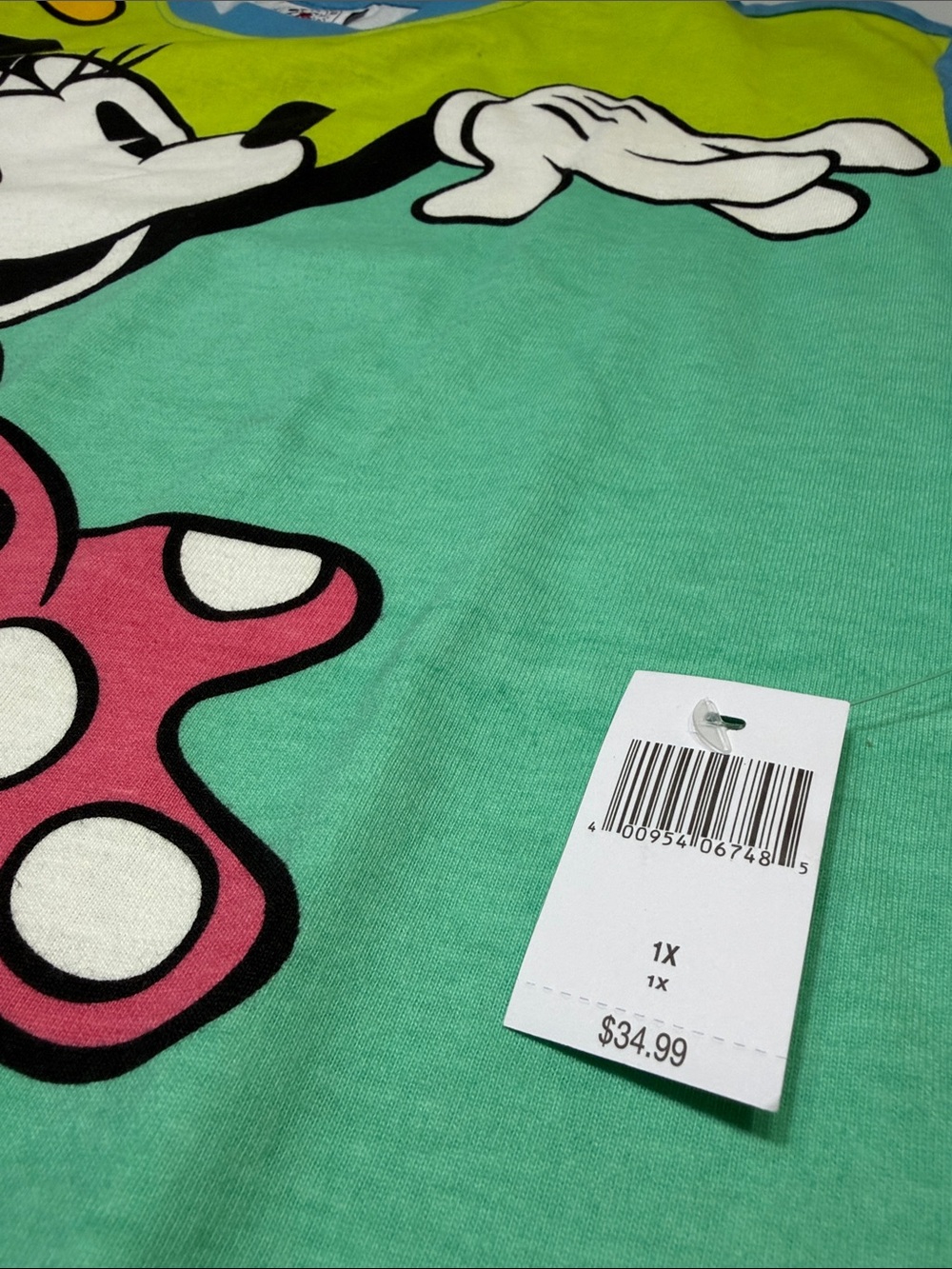 MICKEY & CO Minnie Mouse plus size 1X crop NWT - Picture 3 of 7